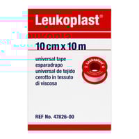 Leukoplast Flesh 10 cm x 10 meters: Flesh-colored fabric plaster (sold per unit)